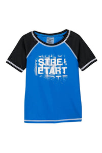 Romy & Aksel - Boys Graffiti Short Sleeve Rashguard
