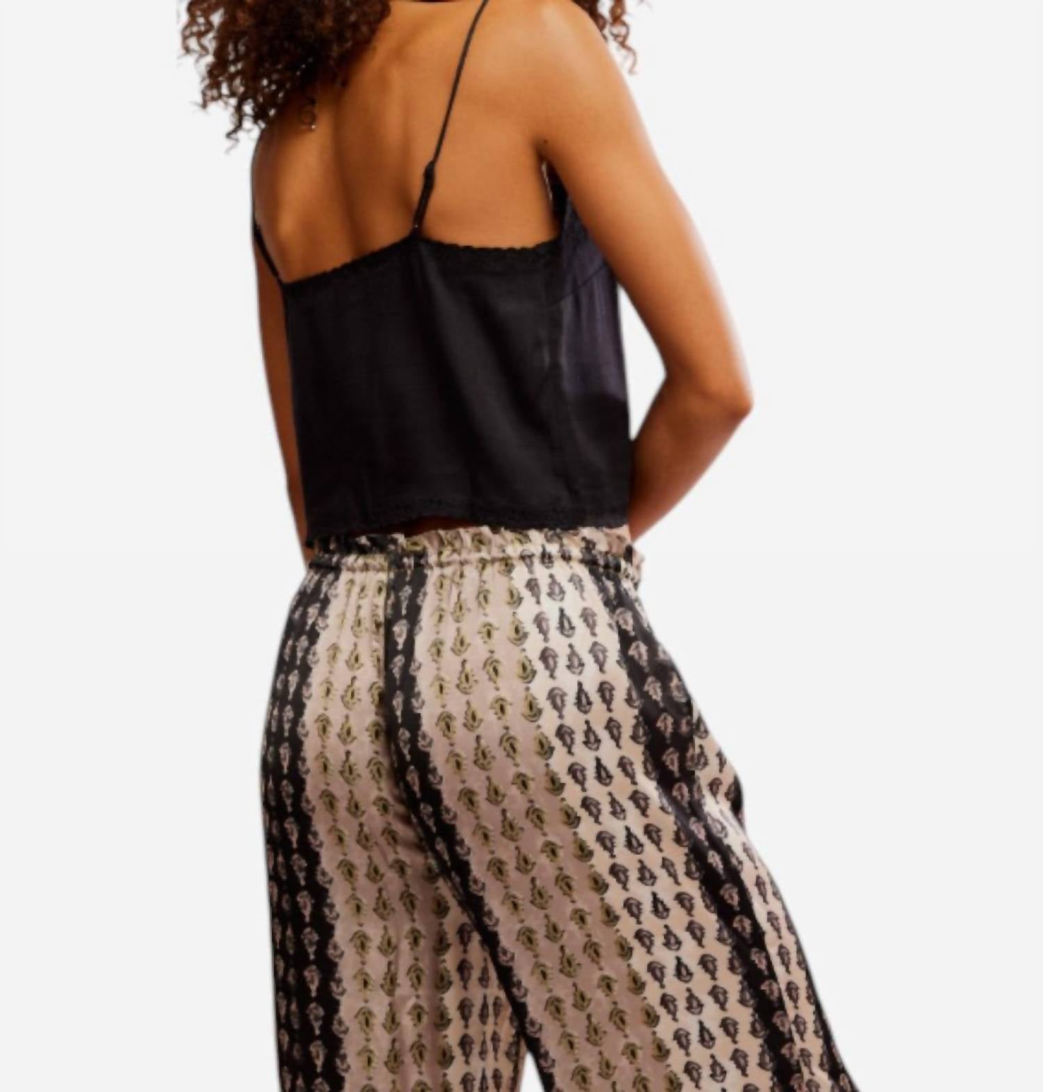 Free People Pieces Of You Camisole in black - women's shirt - detail view