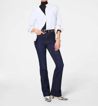 Spanx - High-rise Sculpting Flare Jeans With Tummy Control