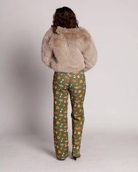 Bailey Rose THANKFUL SEASON PANTS in basil green - women's pants - detail view