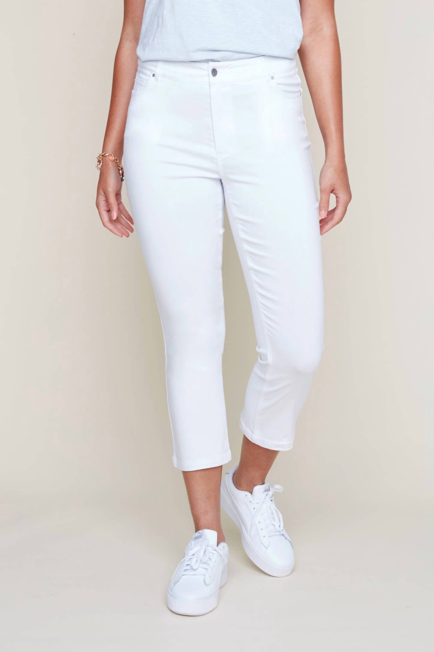 Renuar - 5-pocket Cropped Boot Leg Pant