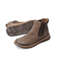Born Men's Brody Chelsea Boot in taupe - men's boots - detail view