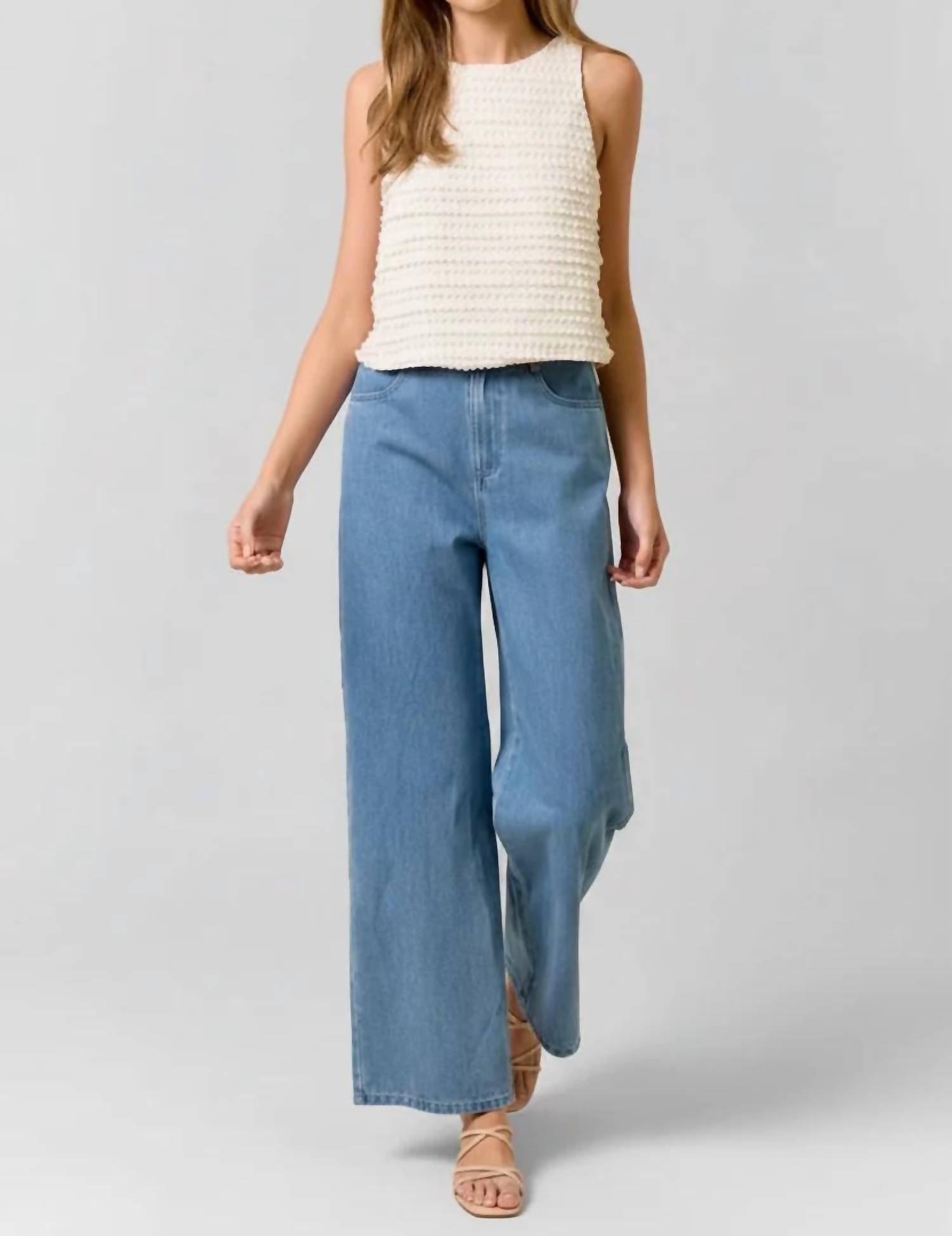 Lalavon - Felicity Sleeveless Ruffle Top
