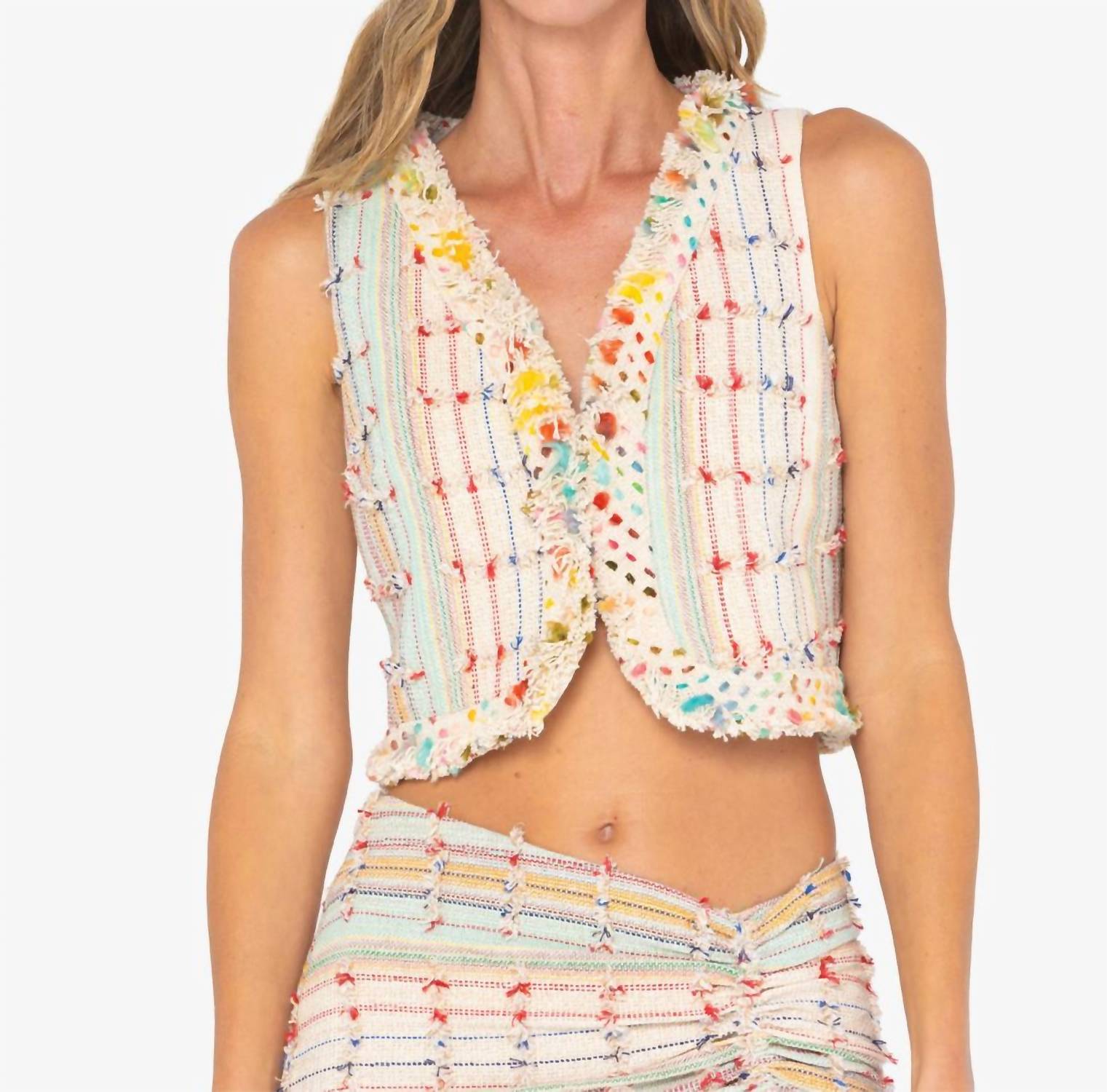 Jbq - Leona Cropped Vest