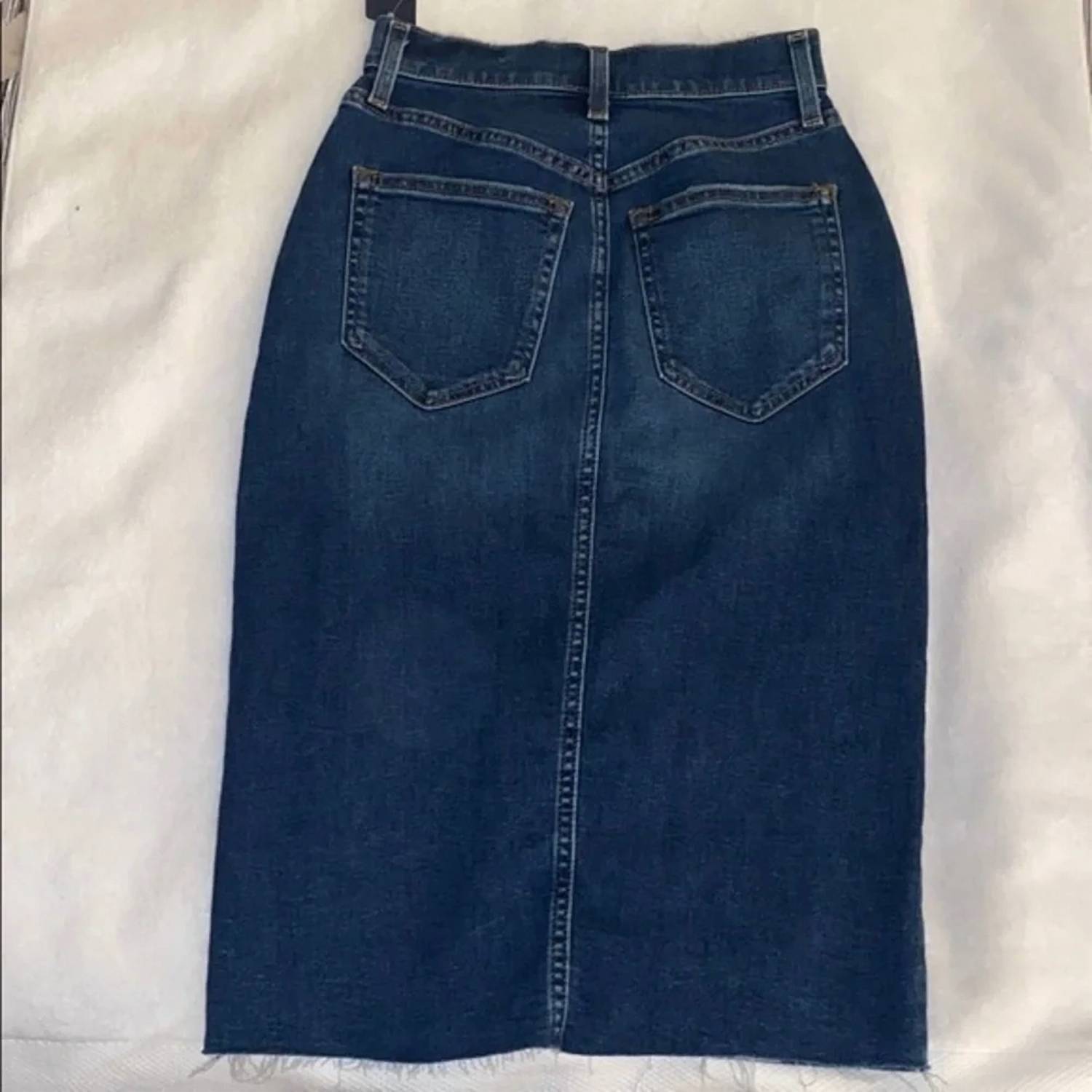 Abercrombie & Fitch - Women's Slit Denim Skirt