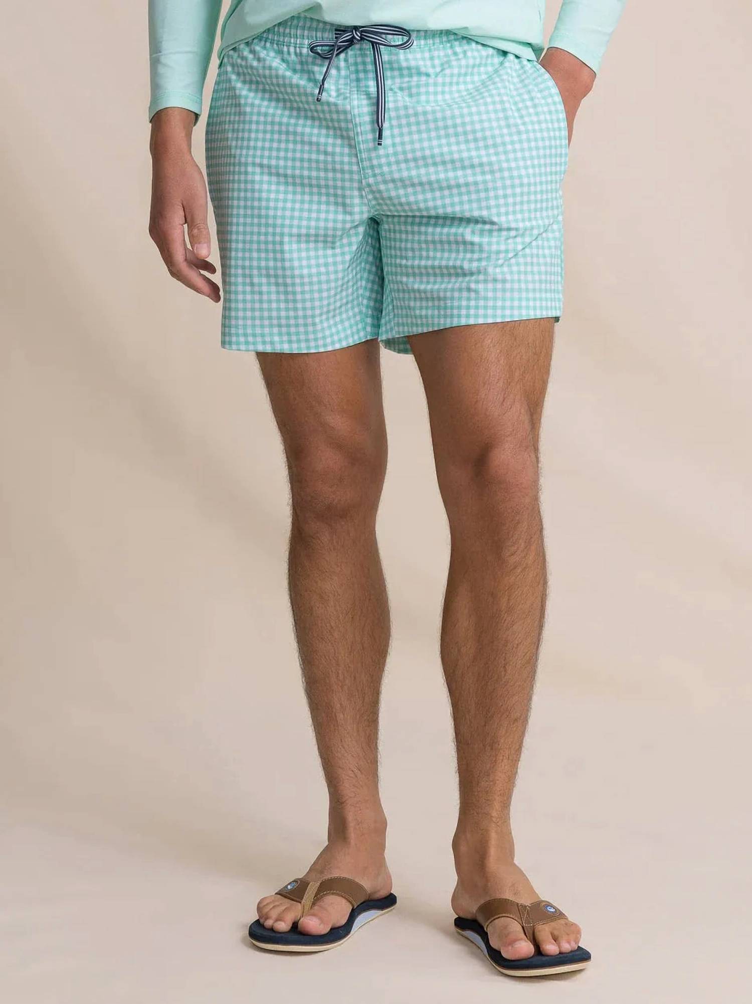 Southern Tide - Pelican Bay Gingham Maritime Swim Trunk