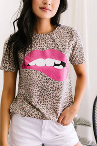 Pink Lipstick Top