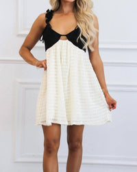 Blue Blush - Shiloh Ruffled Babydoll Dress