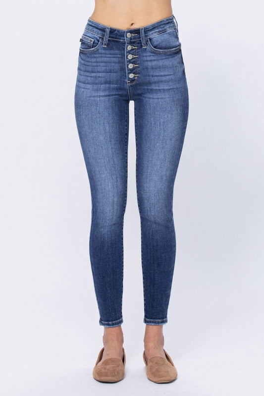 Judy Blue - Hi Rise Skinny Button Fly Jean