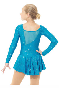 Mondor - Shimmer Pattern Long Sleeve Skate Dress