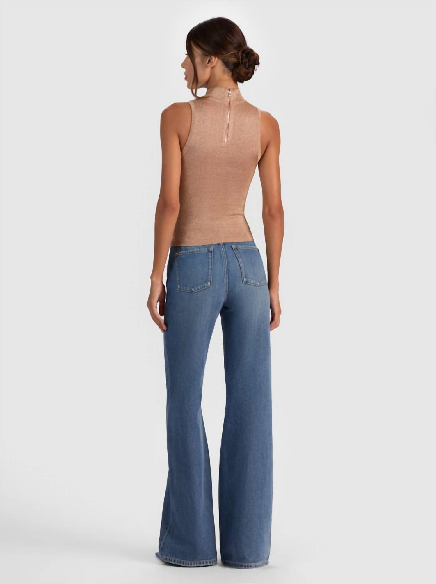 Alice + Olivia - Darcey Metallic Tank Top