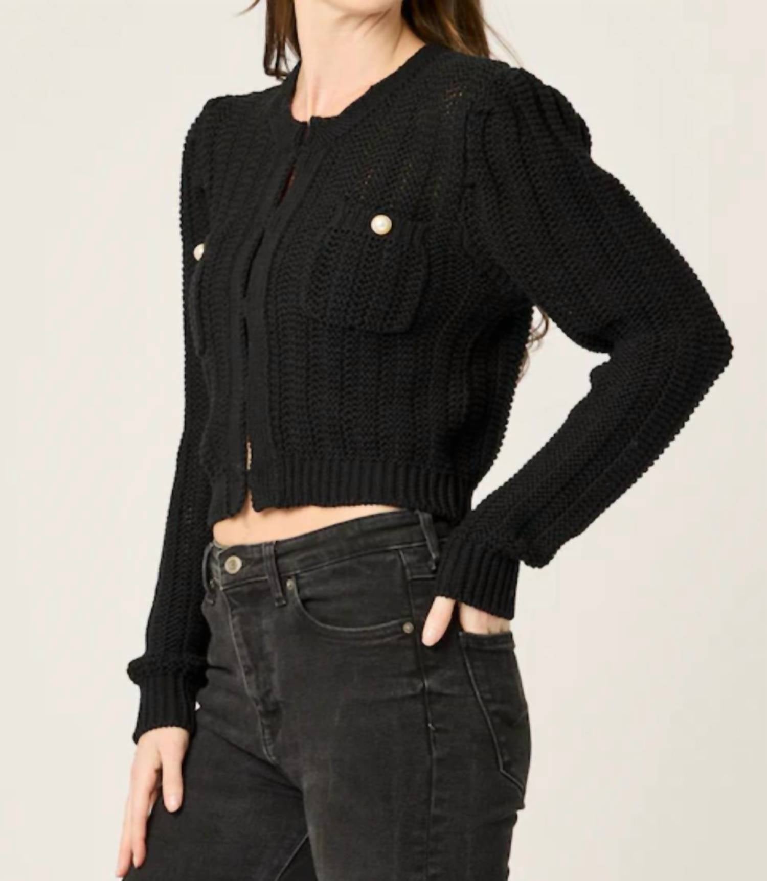 Btb Los Angeles - Jade Long Sleeve Cardigan