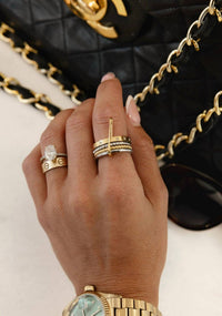 Chansuttpearls - The Sophie Stack Ring