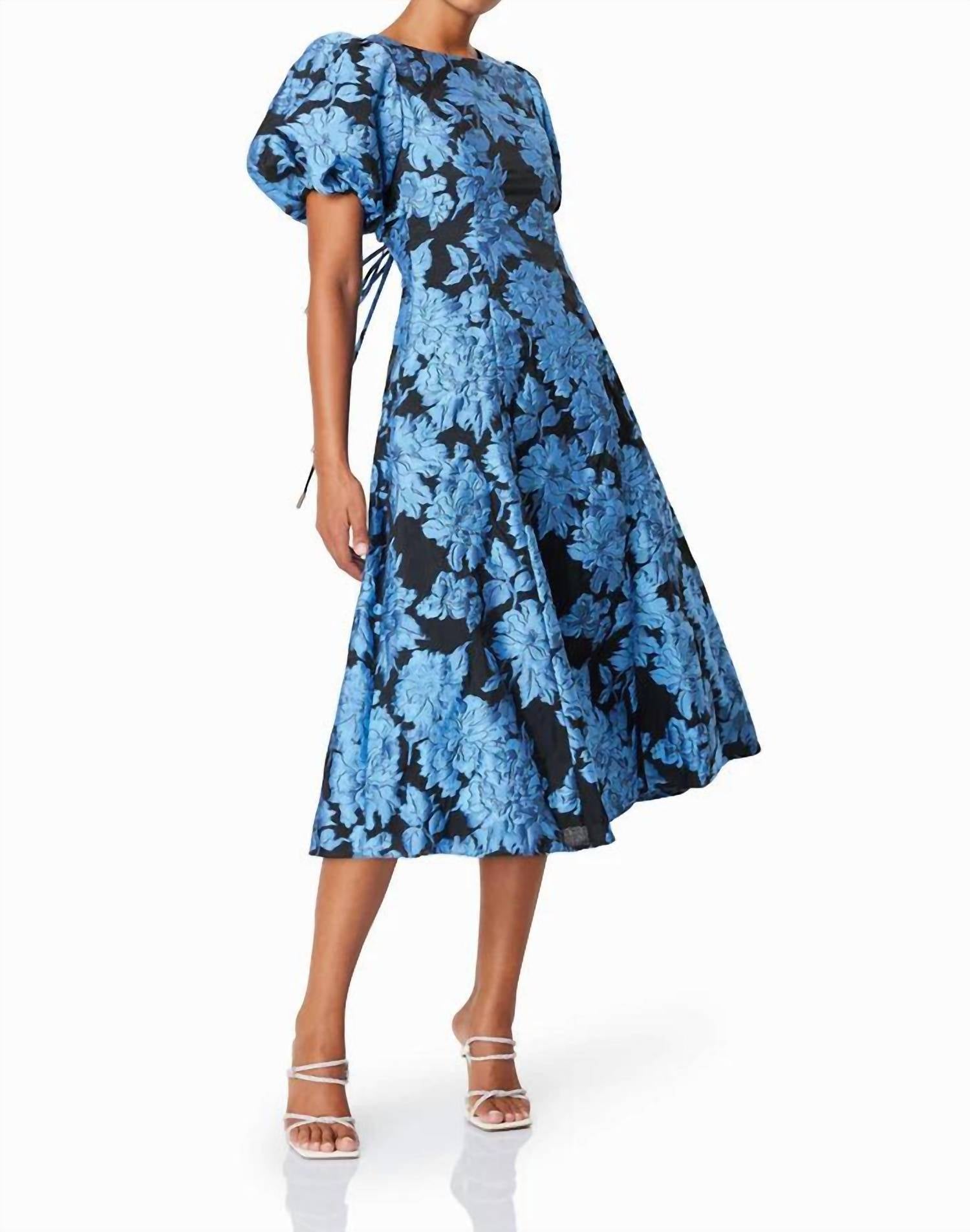 Elliatt - Kayla Brocade Cocktail Midi Dress
