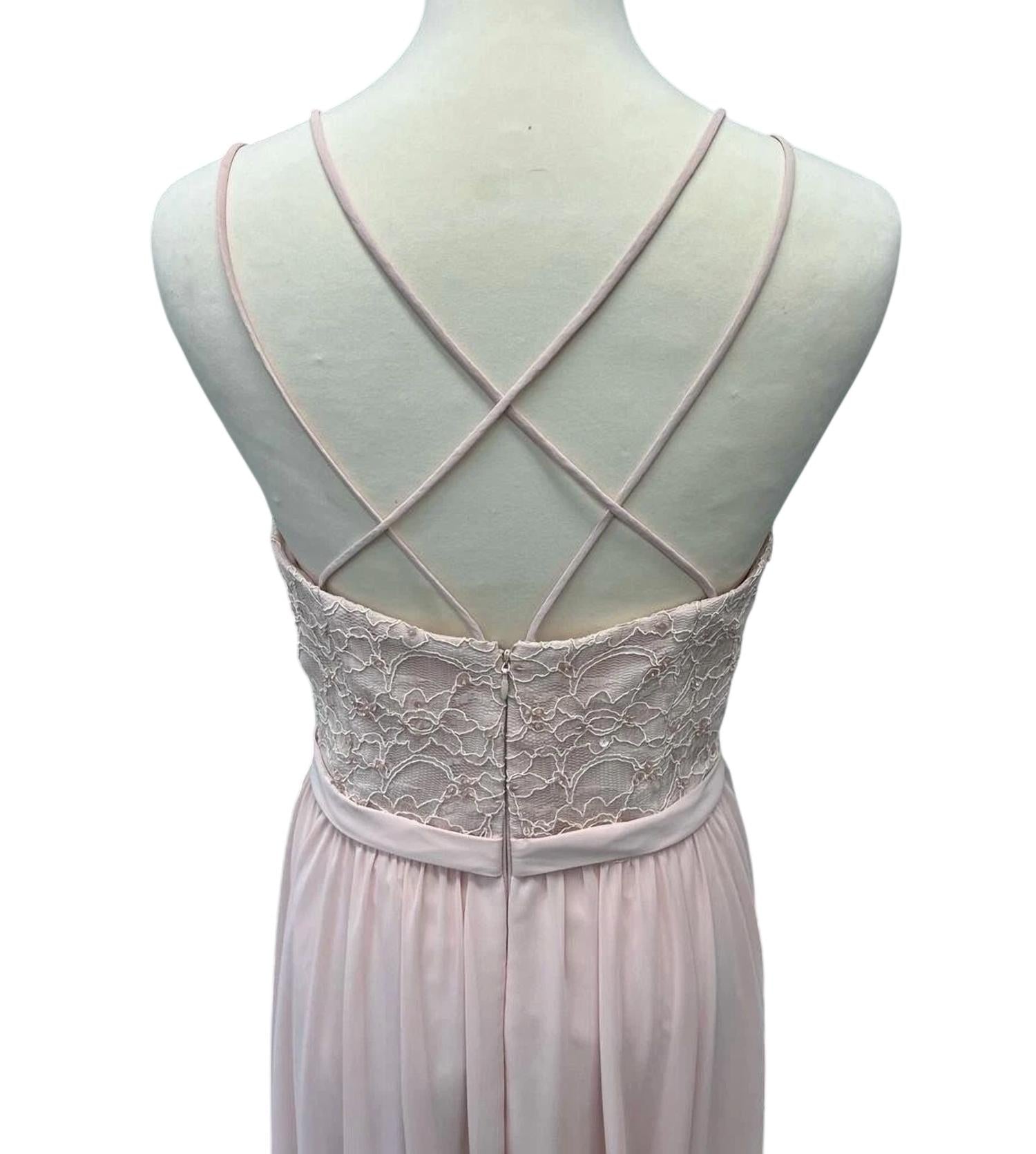 Morilee - Beaded Lace With Chiffon Vneck Gown