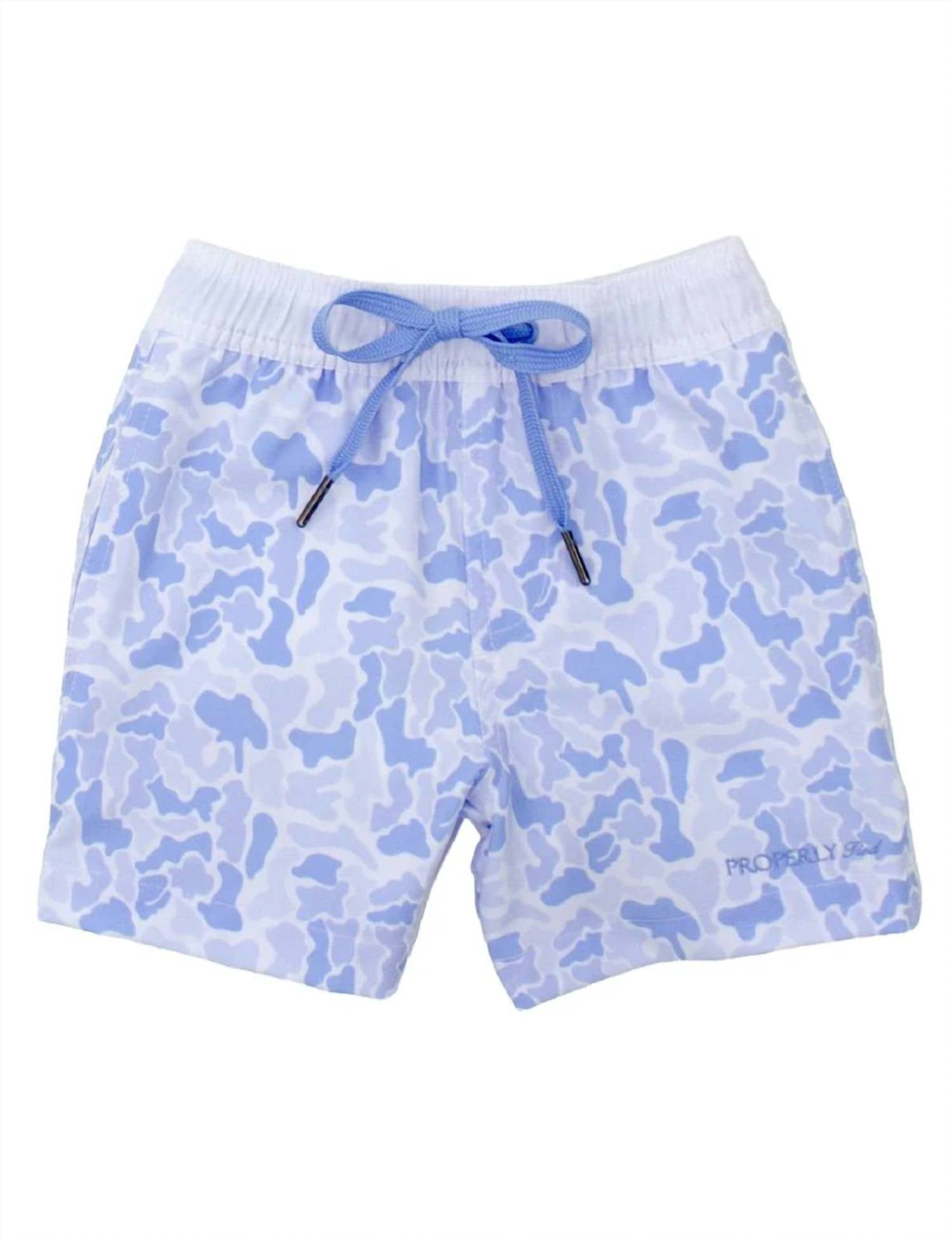 Properly Tied - Boy's Riviera Swim Trunk