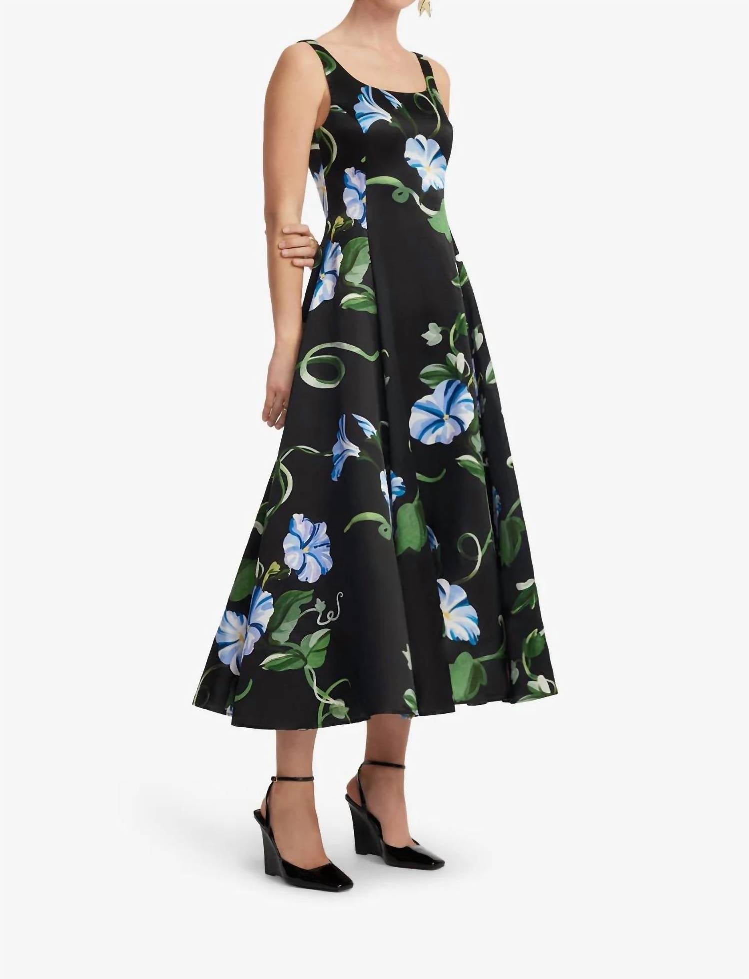 Leo Lin - Serafina Appliqué Maxi Dress