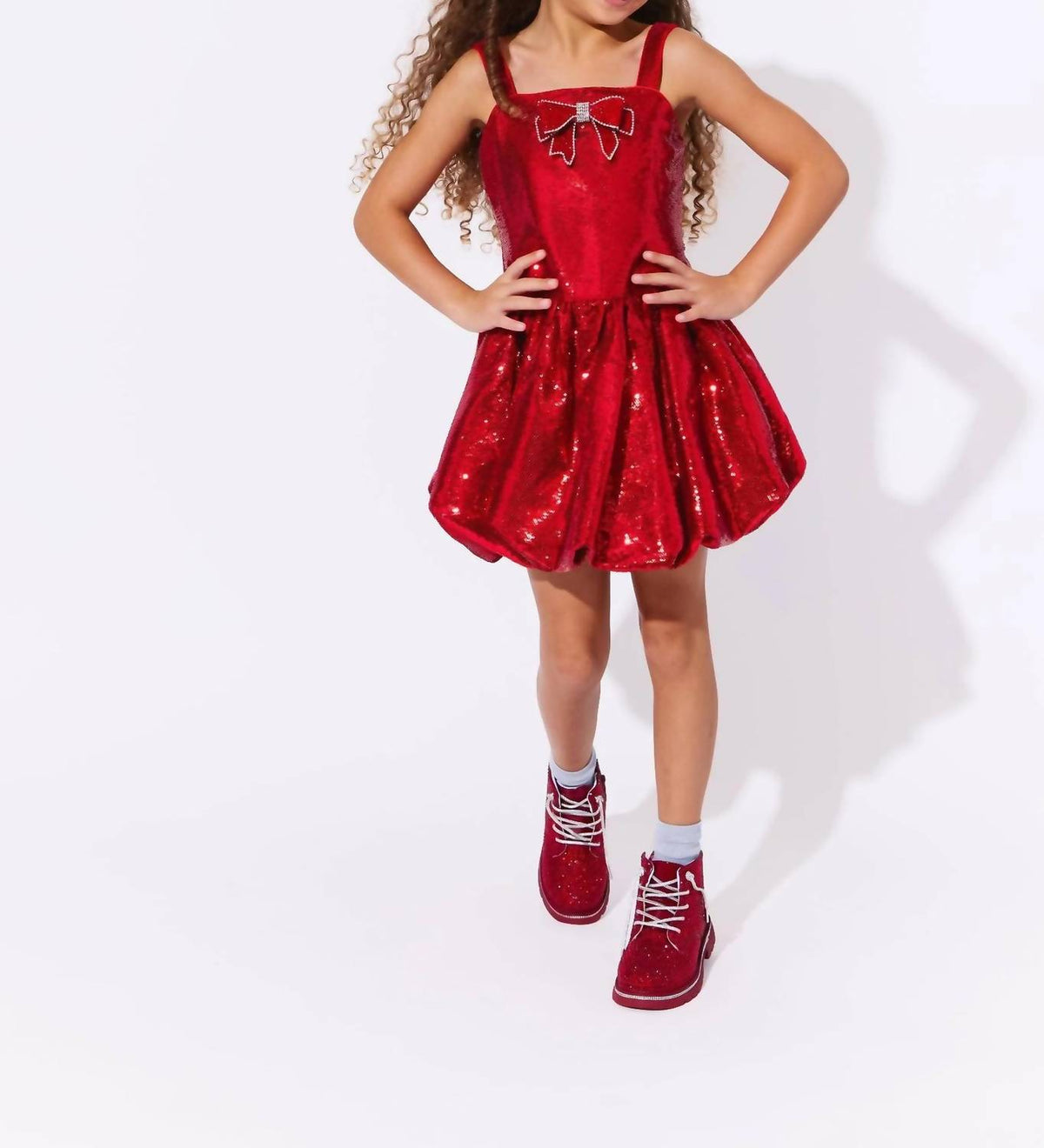 Lola + The Boys - Ruby Sequin Bubble Dress