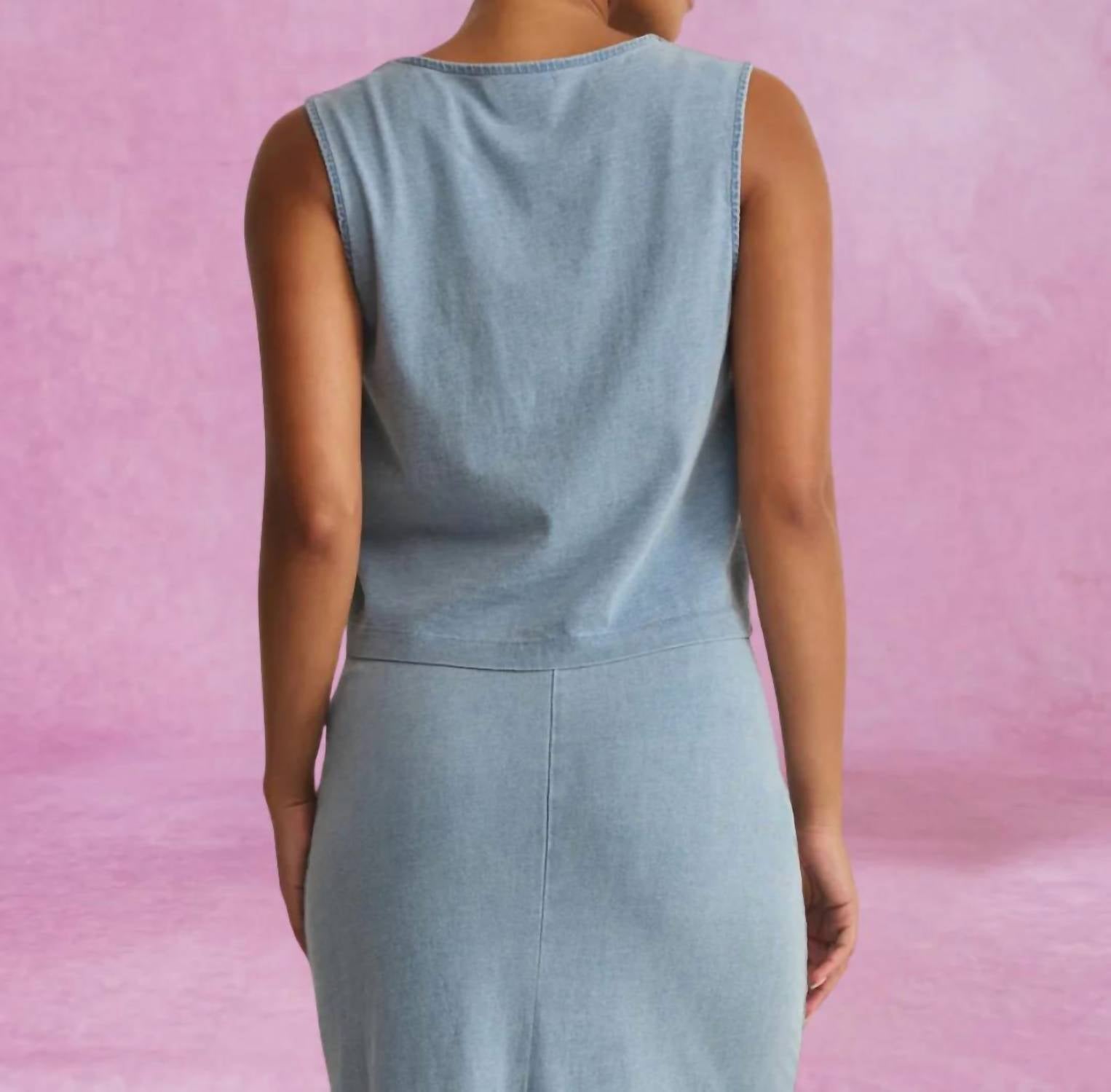 Z Supply - Noelle Jersey Denim Top