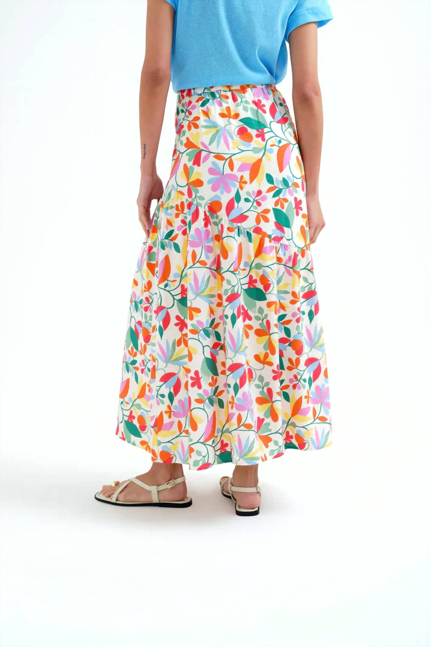 Compania Fantastica - Lotto Print Maxi Skirt