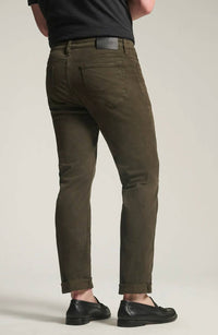 34 Heritage Charisma Relaxed Straight Twill Pants in cactus green - men's pants - detail view