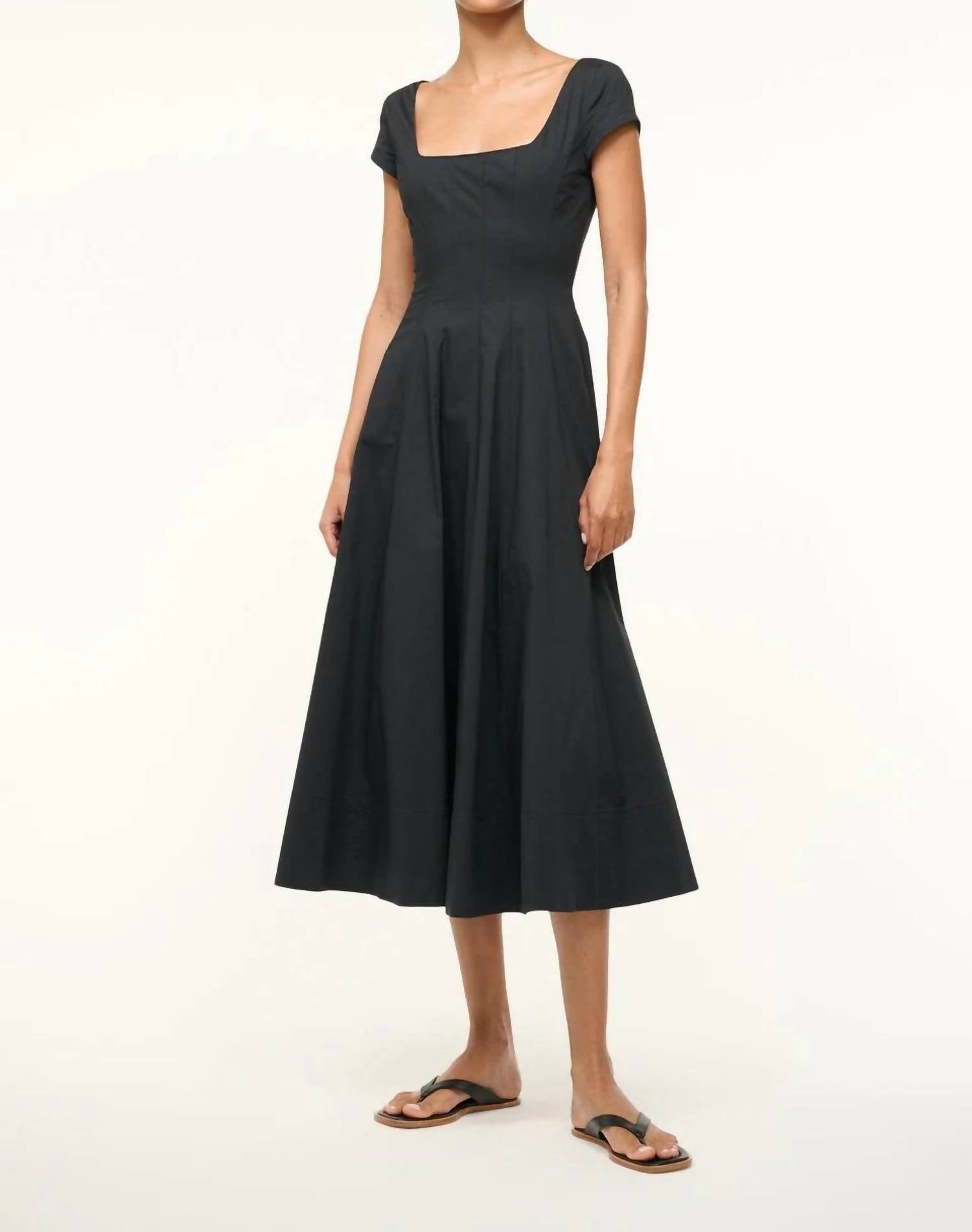 Staud - Short Sleeve Wells Dress