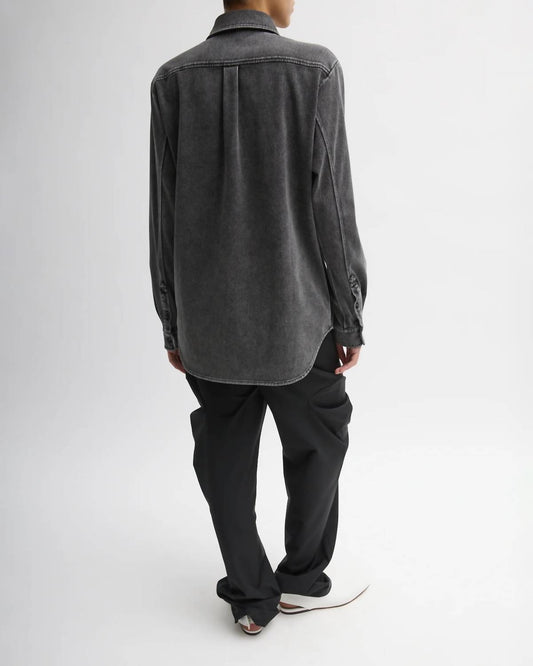 Tibi - Stretch Denim Easy Shirt