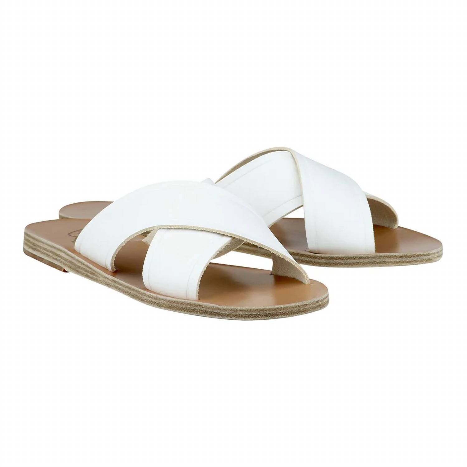 ANCIENT GREEK SANDALS Women's Thais Sandals in white - women's sandal