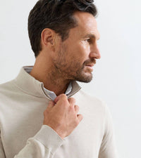 Peter Millar - Coolspun Lite Birdseye Quarter Zip Sweater