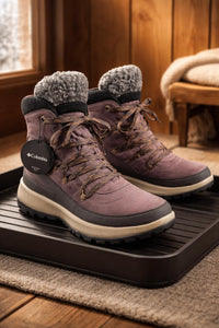 Columbia WOMEN'S RED HILLS OMNI-HEAT BOOT in basalt camel brown - women's shoe