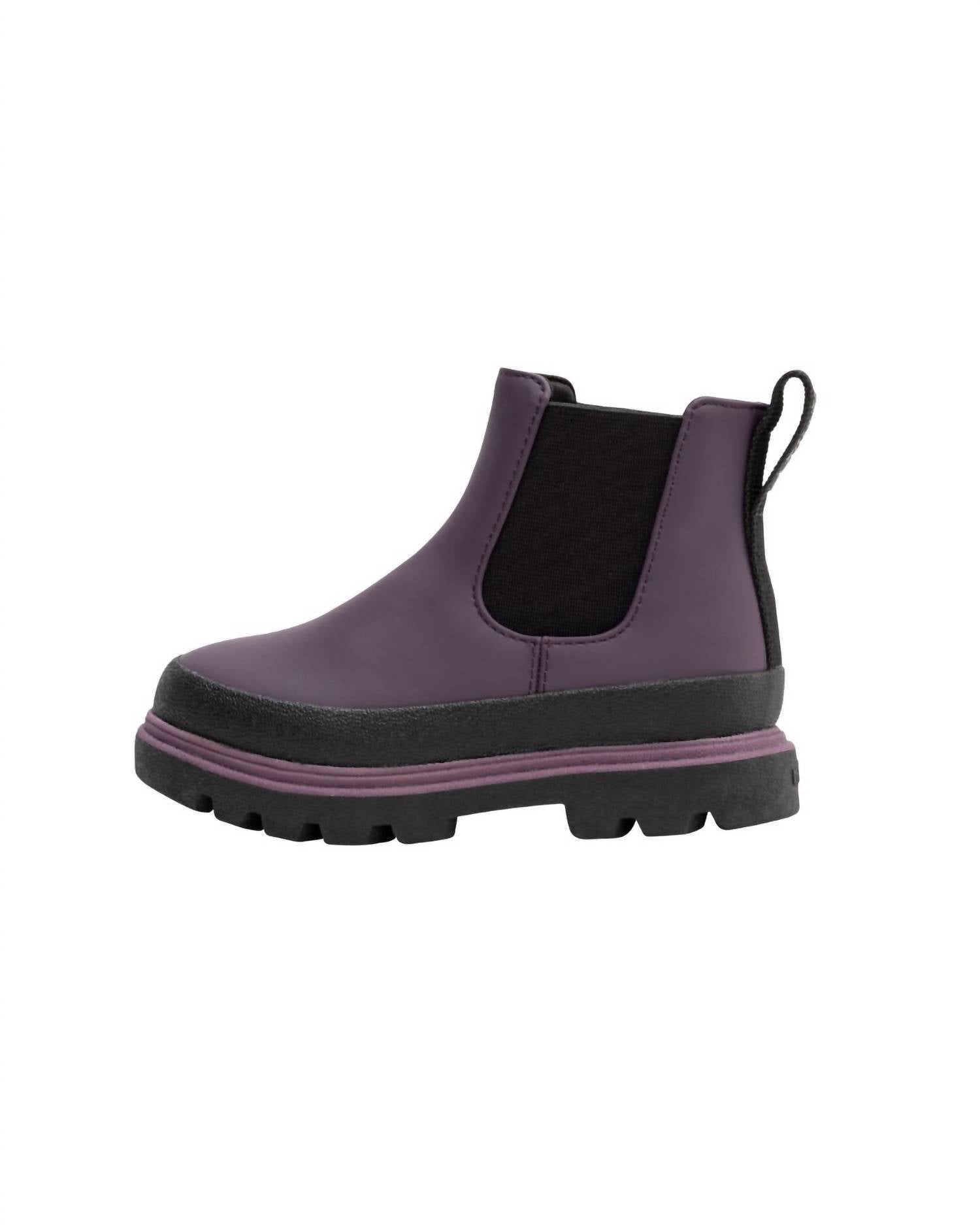 native Kids' Kensington Chelsea Boots in velvet purple - kids' boots