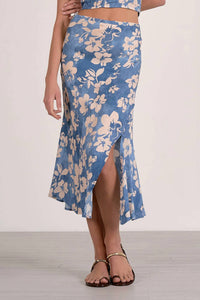 Elan - Side Slit Midi Skirt