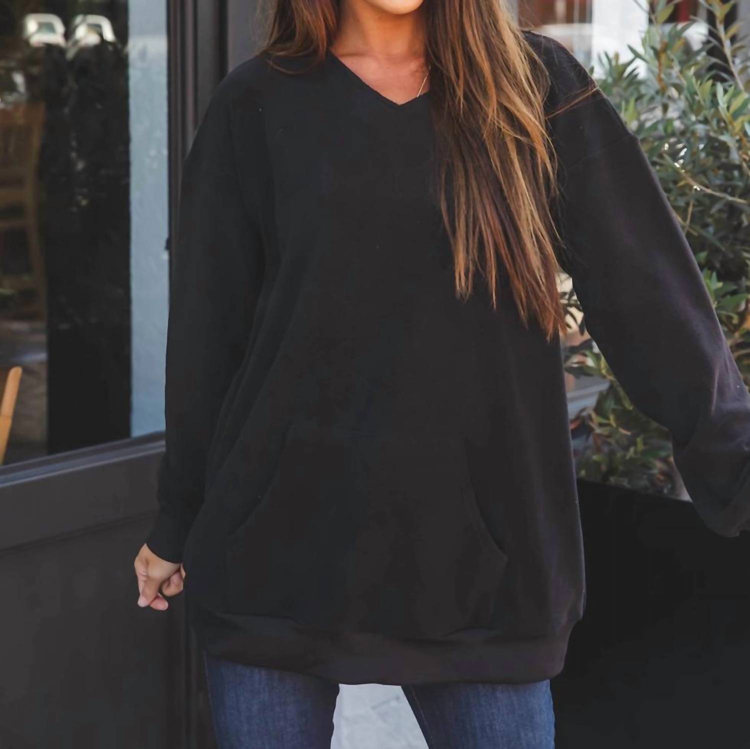 Tickled Teal - Soft Oversized Megan Pullover