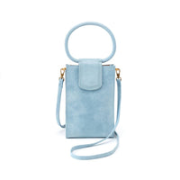 HOBO Women's Sheila Phone Bag Crossbody Purse in blue topaz - women's bag
