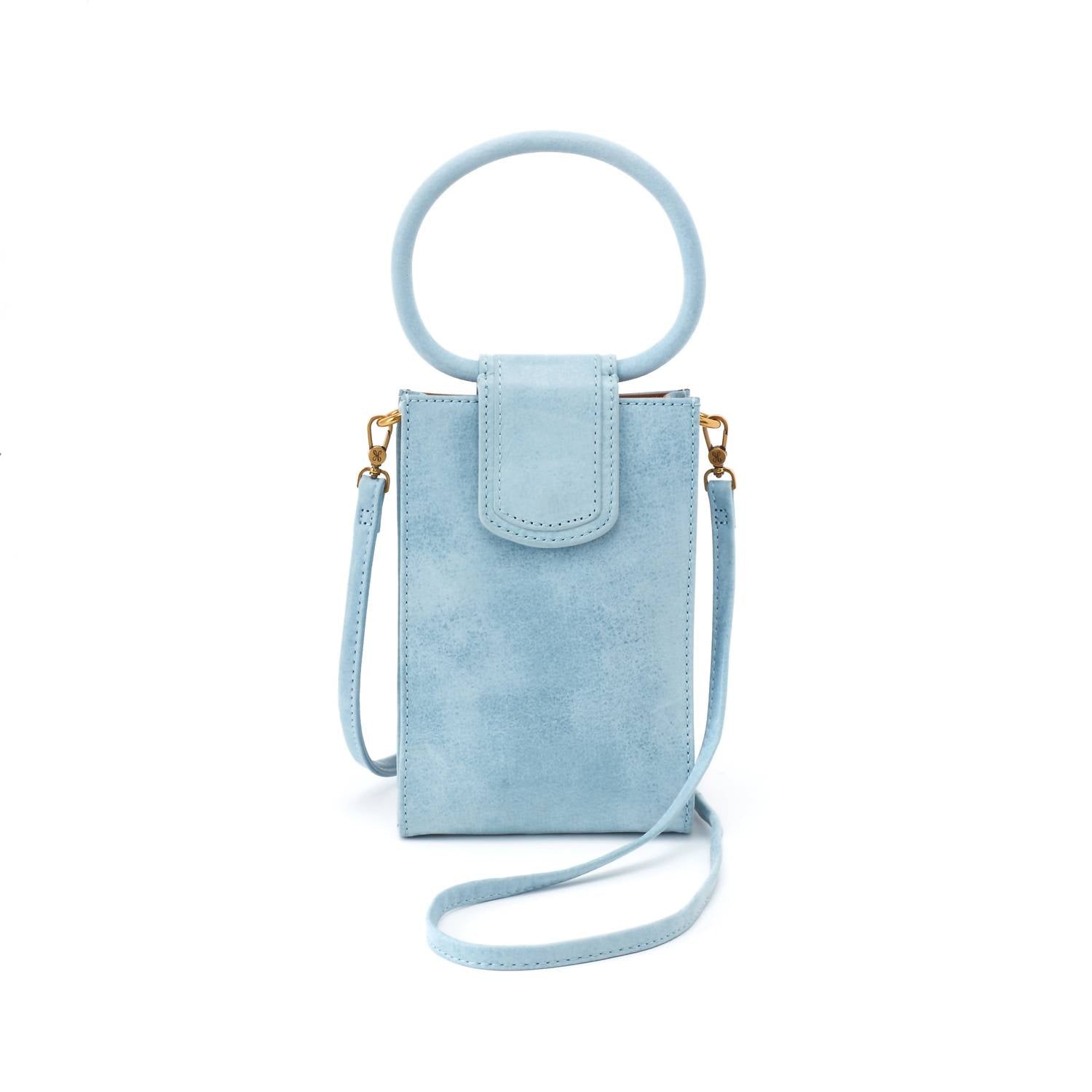 HOBO Women's Sheila Phone Bag Crossbody Purse in blue topaz - women's bag