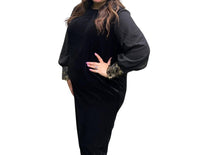 Swuun - Noble Long Sleeve Midi Dress - Plus