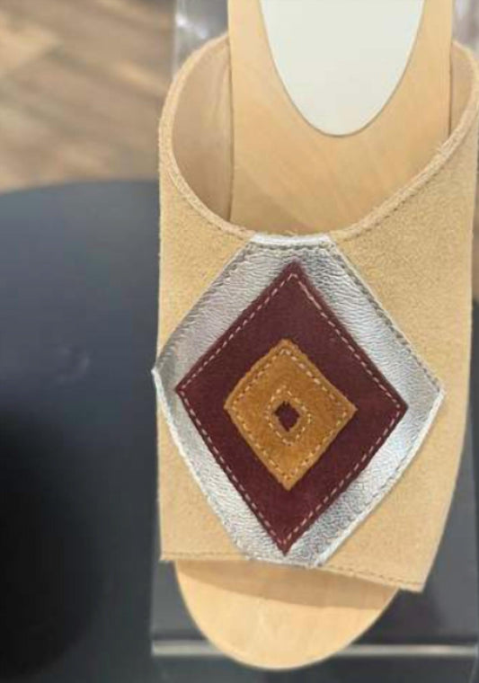 Sabot Youyou - Women's Velvet Leather Yato Sandals