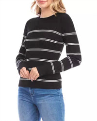 Karen Kane - Double Stripe Ribbed Sweater