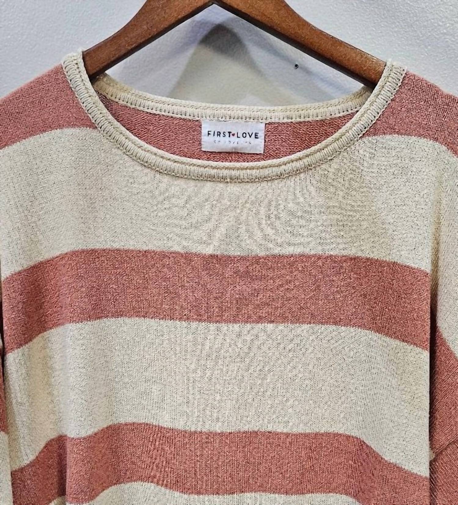 First Love - Women's Striped Blouse