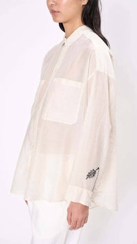 Pas De Calais - Wildflower Embroidered Blouse