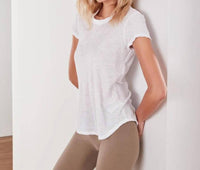 James Perse - Sheer Slub Crew Neck Tee