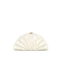 Bc Handbags - Acrylic Shell Shape Clutch