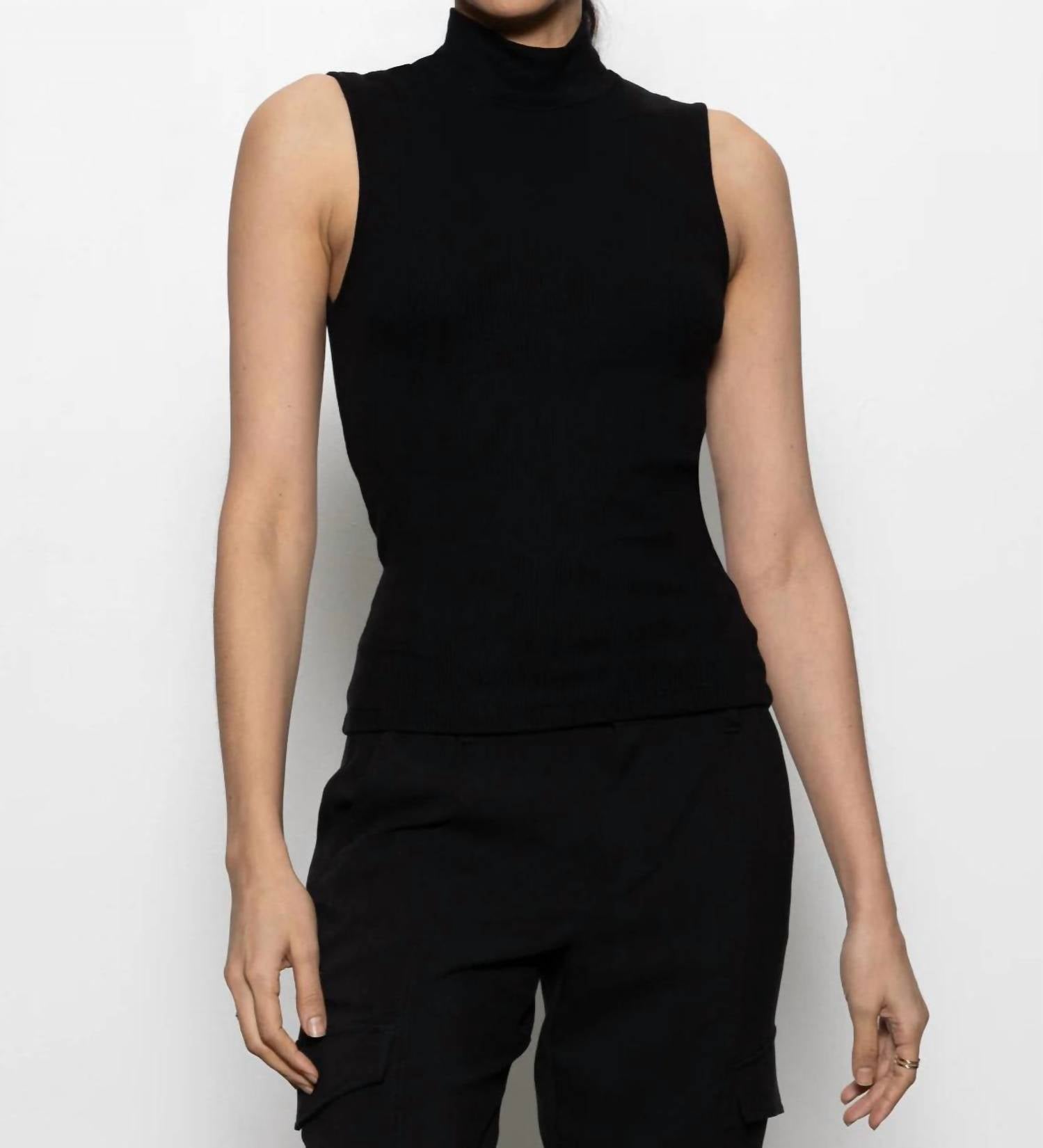 Sanctuary - Essential Sleeveless Mock Neck Tank