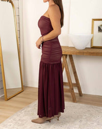 Olivaceous - Clara Midi Mesh Dress