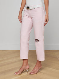 L'Agence - Women's Blaine Cropped Stove Pipe Jean