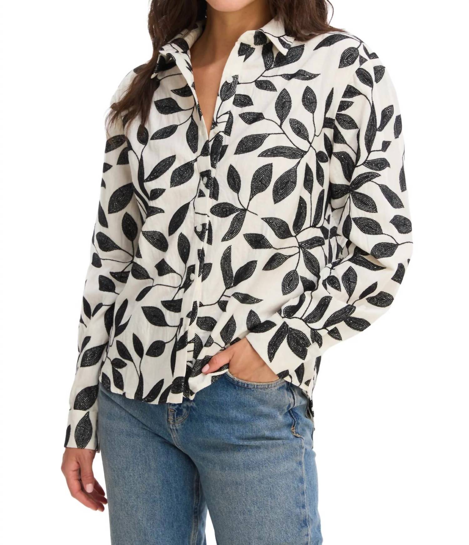 Allison New York - Embroidered Nina Shirt