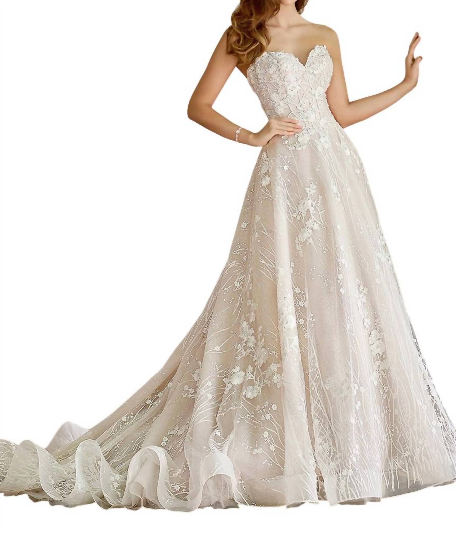 Martin Thornburg - Sweetheart Neck Wedding Gown
