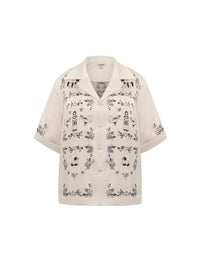Gunia Project - Velka Print Silk Shirt