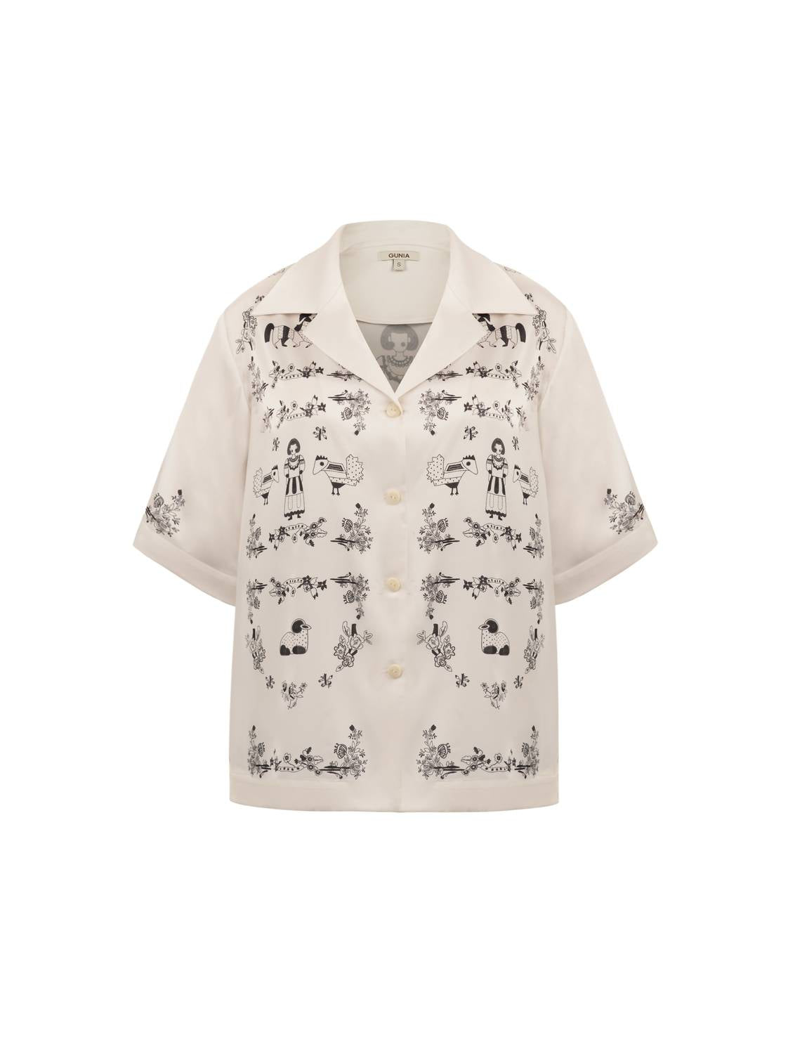 Gunia Project - Velka Print Silk Shirt