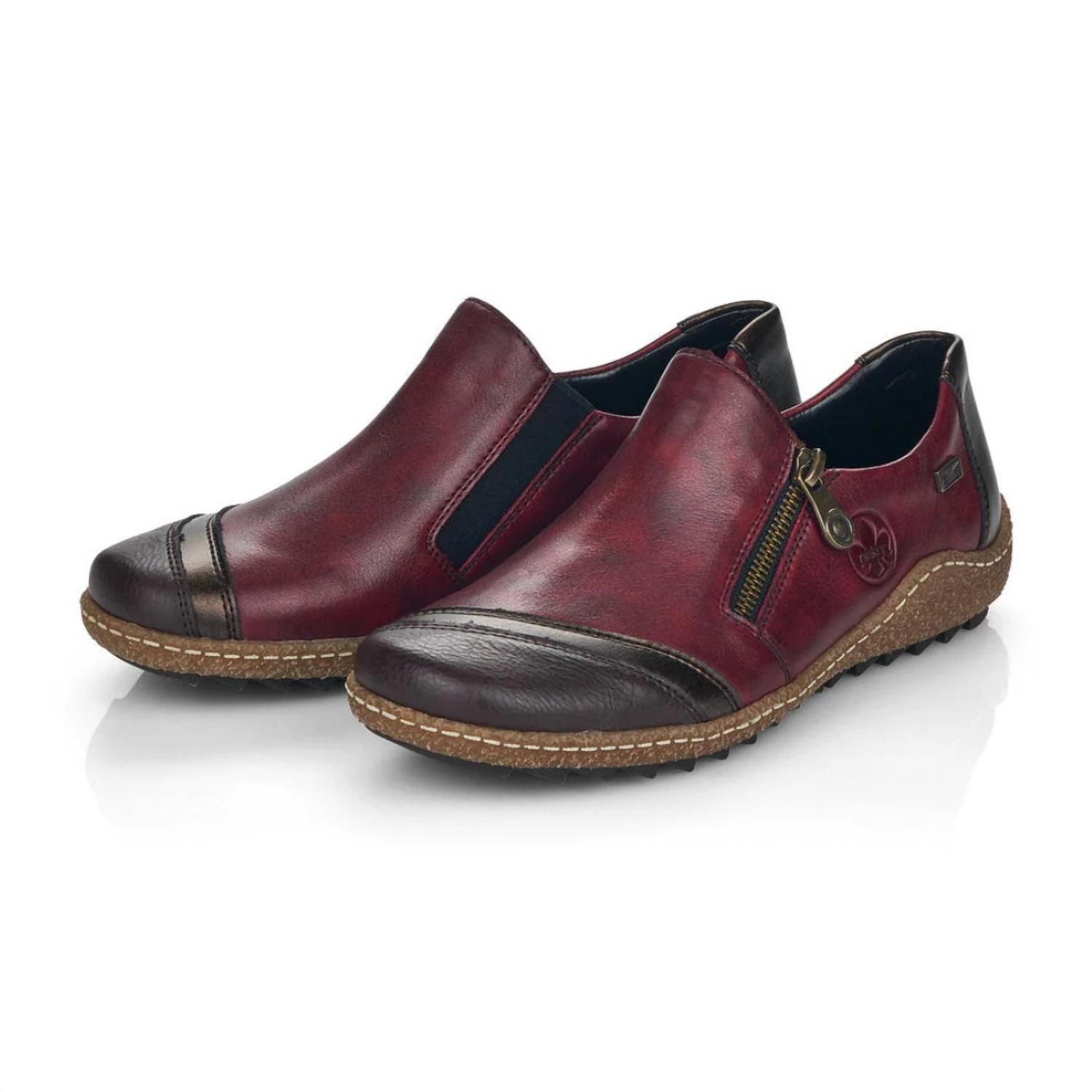 Rieker - Women's Slip On Suede Shoes
